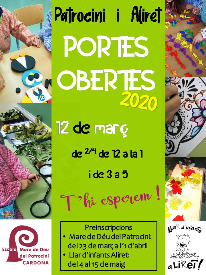 Jornada de Portes Obertes. Dijous 12 de Març