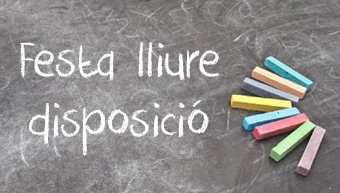 Divendres 13 de març, festa de lliure disposició