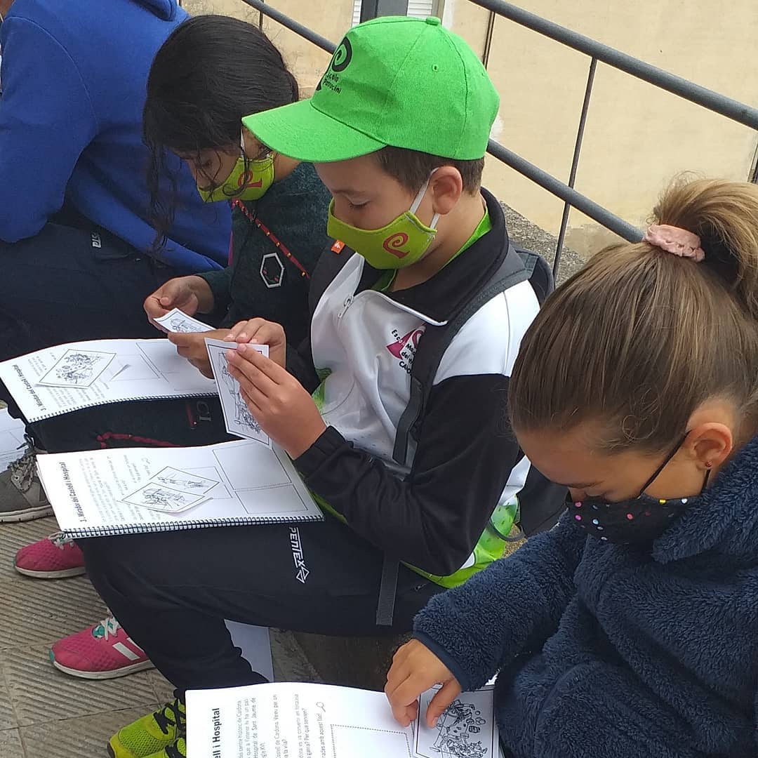 Els alumnes de 4t van a la recerca de la Carta de Poblament