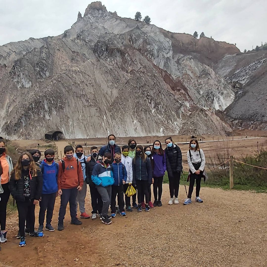 Els alumnes de 6è visiten la Muntanya de Sal