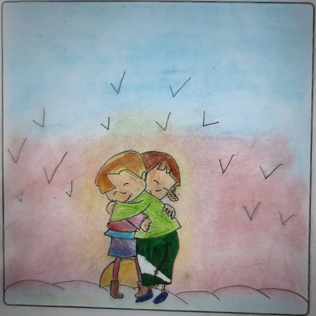 Primer premi segona categoria Concurs Bíblic de Dibuix. Clara Sunyer.